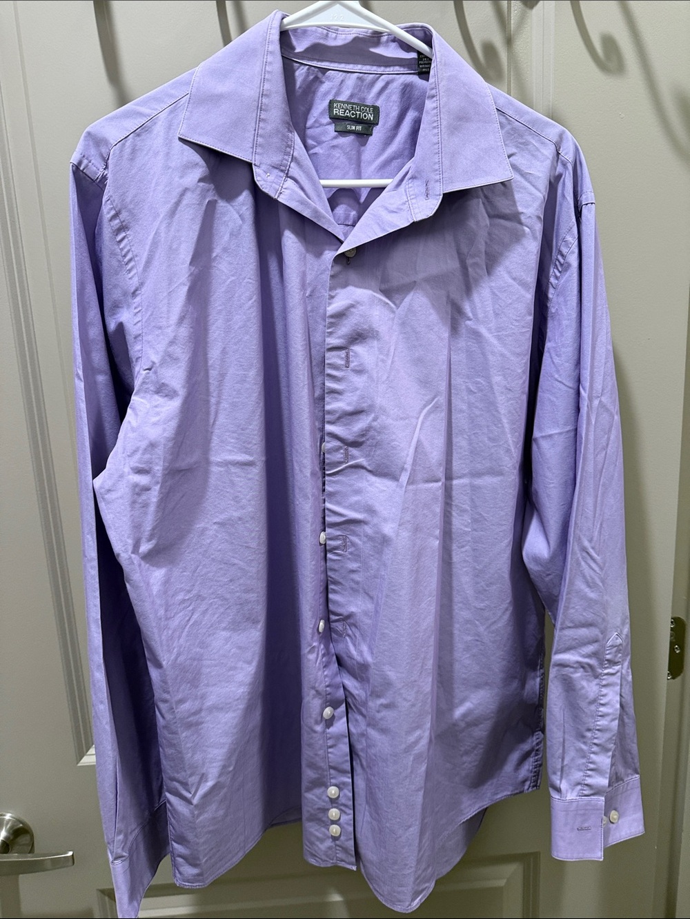Kenneth Cole Reaction Light Purple Dress Shirt